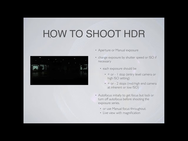 DxO Webinar: HDR Efex Pro essential workflow, with Dan Hughes