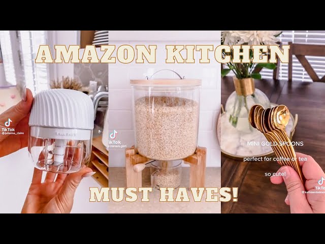 AMAZON KITCHEN MUST HAVES 2022! WITH LINKS 🤍 Tiktok Made me buy it