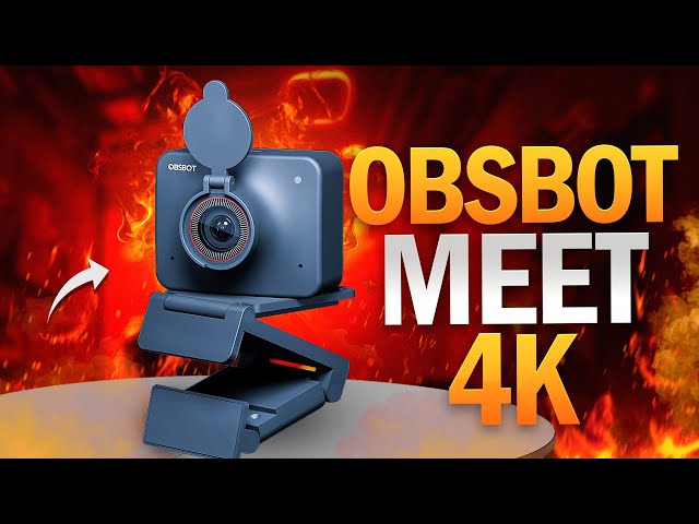 High QUALITY 4K Webcam a MUST Have | OBSBOT MEET 4K Review