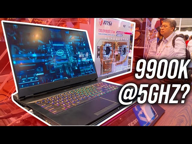 MSI’s 5GHz 9900K Gaming Laptop? Meet The GT76 Titan!