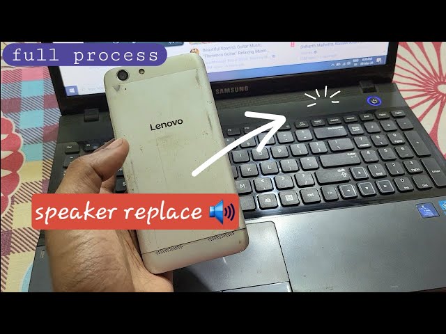 samsung laptop speaker replace with smartphone speaker