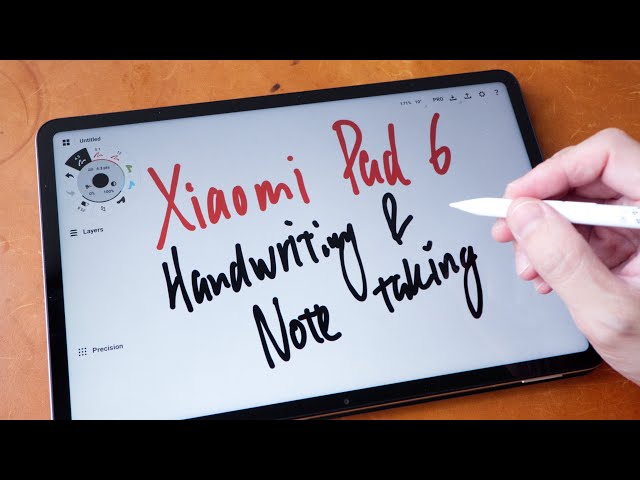 Xiaomi Pad 6: Note taking & handwriting review