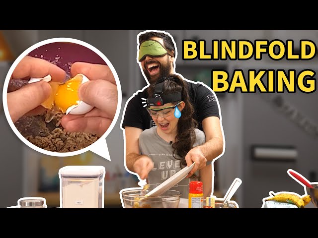 Making Banana Muffins While Blindfolded
