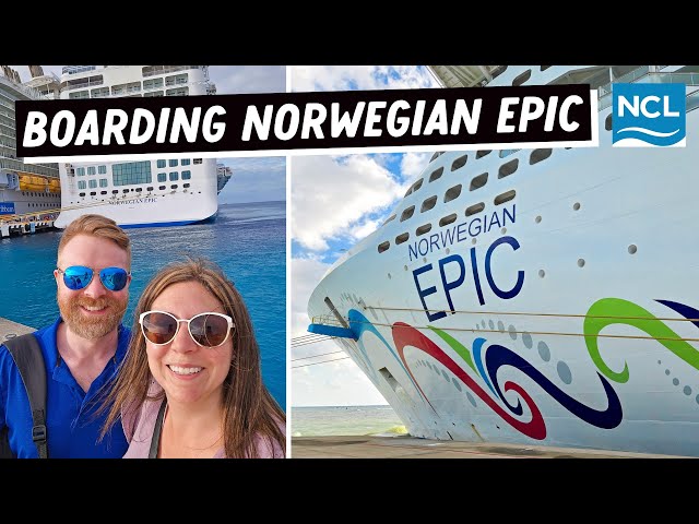 Boarding the NORWEGIAN EPIC | Full Cruise Ship Boarding Day Experience