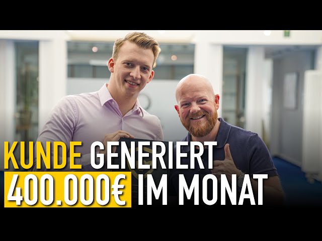 Business-Coaching mit Börsen-Berater Jens Rabe (Kunde generiert 400.000 Euro Monatsumsatz)