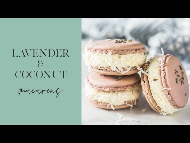 Lavender and Coconut Macarons   The Cupcake Confession