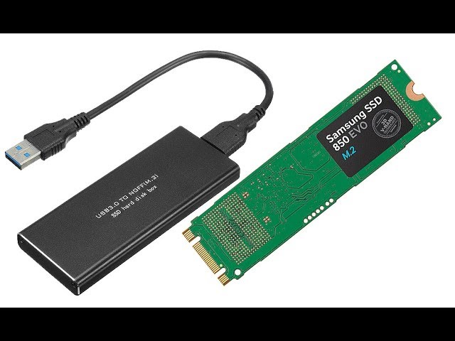 Create your USB 3.0 Up to 2TB FlashDrive. USB 3.1 to M.2 SSD NVMe and NGFF Enclosure