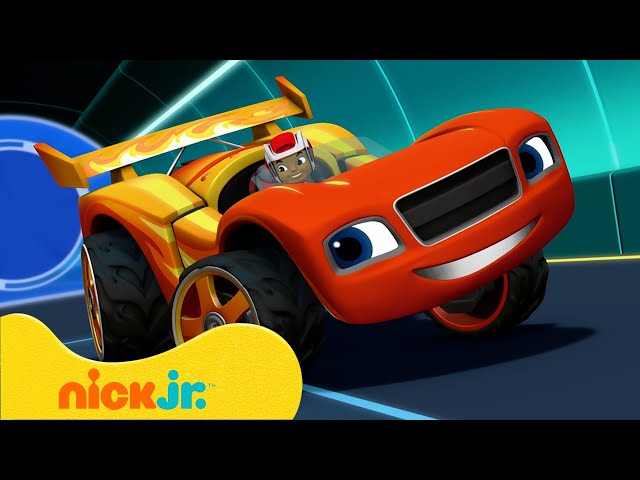Blaze en de Monsterwielen | Blaze transformeert in een raceauto | Met wetenschap! | Nick Jr.