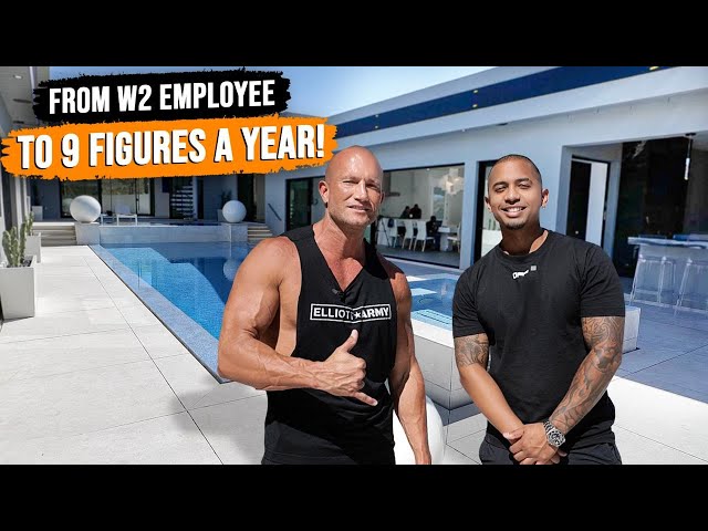 From W2 Employee to 9 FIGURE Company in 3 years! ($10 Million Mansion Tour) | Andy Elliot