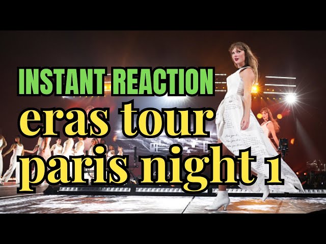 live reaction to the TORTURED POETS eras tour set!! | paris night 1