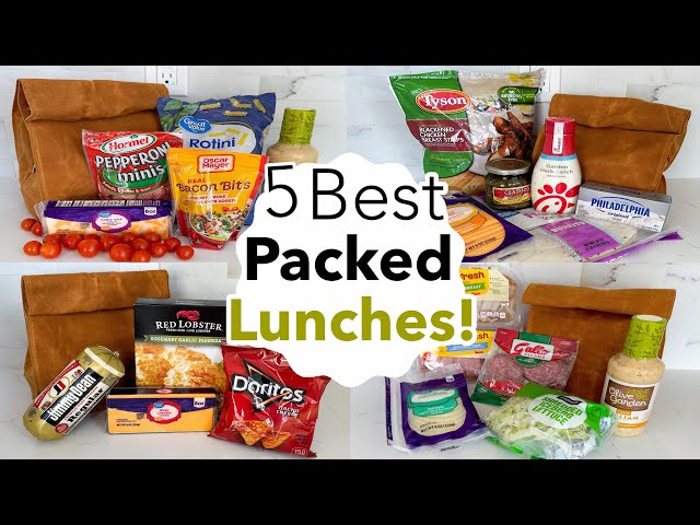 5 EASIEST Packed Lunch Ideas | The BEST Tasty & Simple Lunches Made EASY | Julia Pacheco Recipes