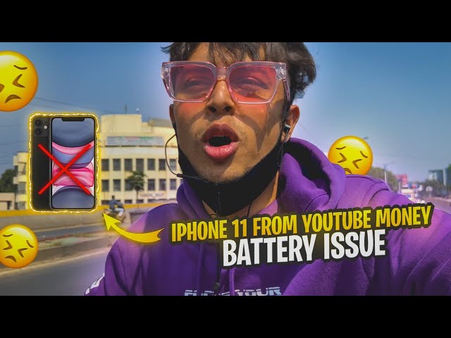 My First iPhone 11 From YouTube money😫 Why battery health dropping fast?..