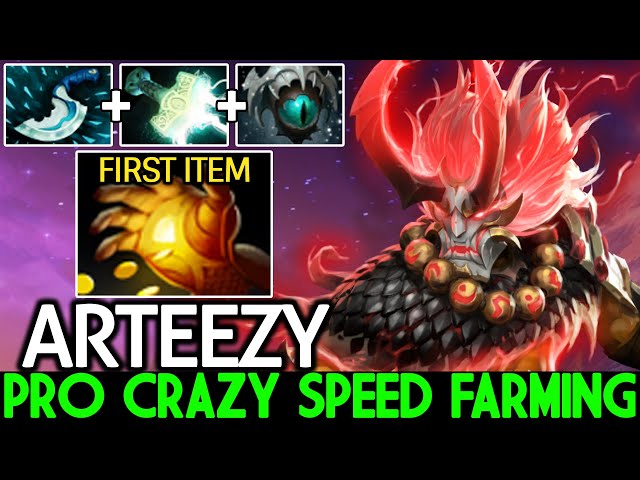 ARTEEZY [Juggernaut] Crazy Speed Farming First item Midas Dota 2