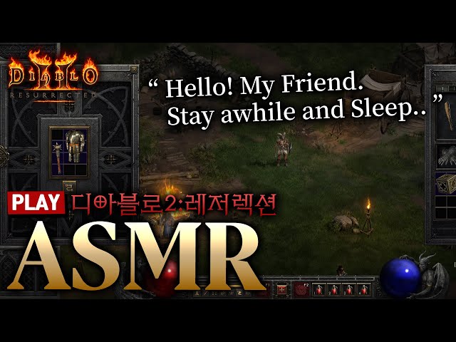Good Night. Diablo2 : Resurrected [Alpha] - ASMR [QHD/Full Option]