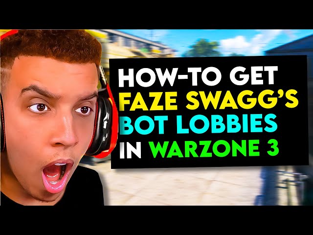 How to Get Bot Lobbies like FAZE SWAGG! (Warzone 3)