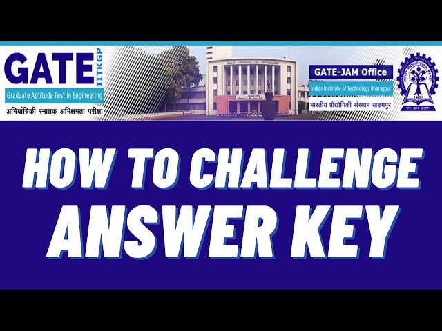 How to Challenge GATE Answer Key | GATE 2023 | All 'Bout Chemistry