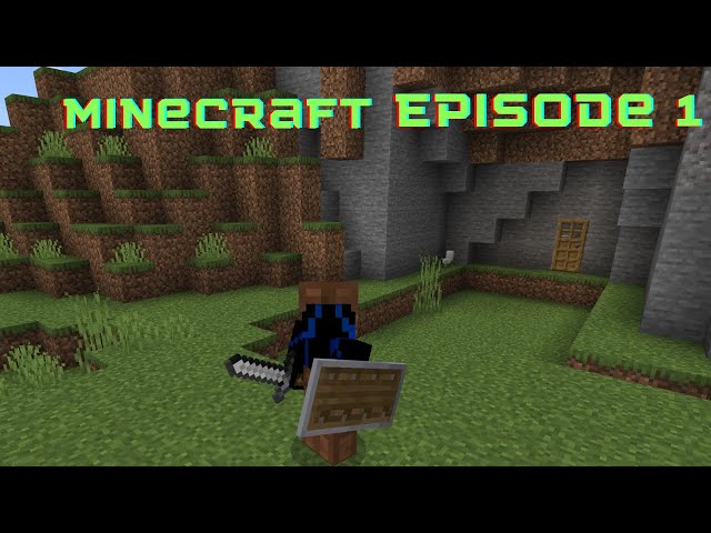 Exploring the world and digging out our first house Minecraft 1
