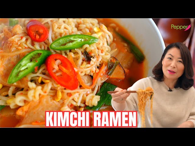 Kimchi Instant Ramen HACK: 🌶️BROTH FLAVORS are SO AMAZING!  | Kimchi Shin Ramen Recipe | 김치콩나물라면