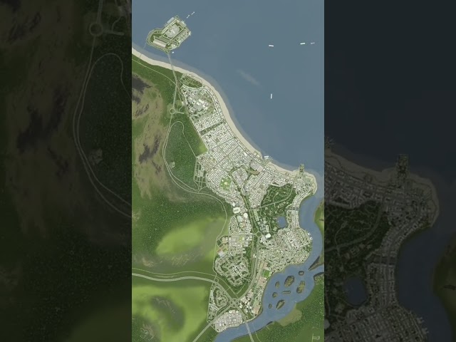 Over 200 Years of Growth in 60 Seconds in Cities Skylines
