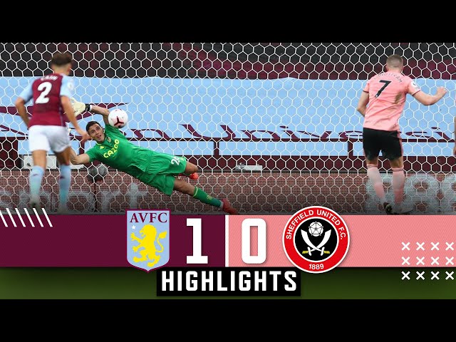 Aston Villa 1-0 Sheffield United | Premier League highlights | Egan red card & Martinez penalty save