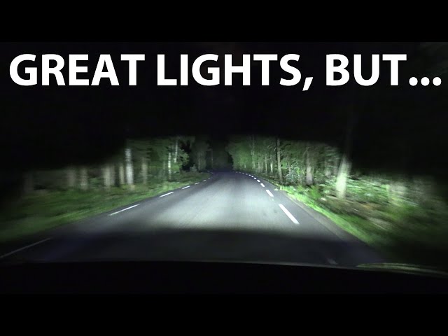 Tesla Model Y LR headlights test