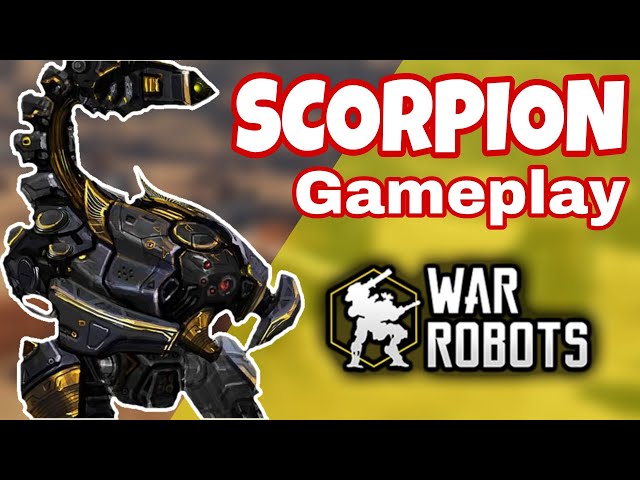 New Robot SCORPION Gameplay / War Robots Test Sever Gameplay