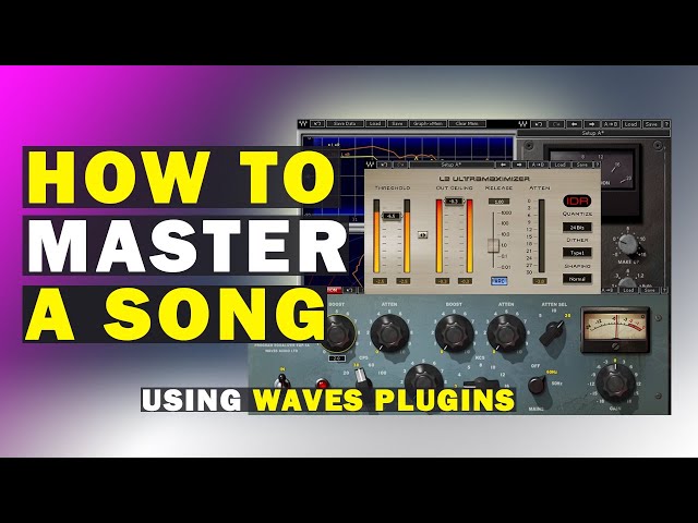 How To Master A Song Using Waves Plugins | Easy Step By Step Guide.