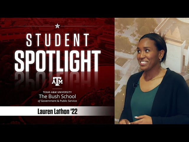 STUDENT SPOTLIGHT: Lauren Lathon