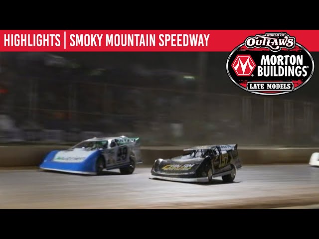 World of Outlaws Morton Buildings Late Models Smoky Mountain Speedway March 6, 2021 | HIGHLIGHTS