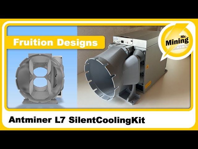 Antminer L7/S19 super silent Lüfterkühlung Umbausatz
