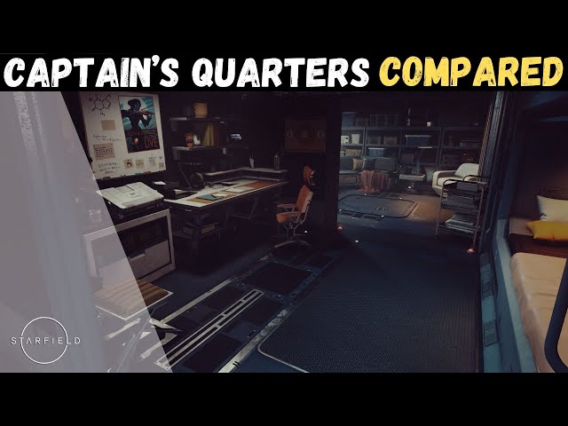 Starfield Tips | Comparison of every 2x1 Captain's Quarters