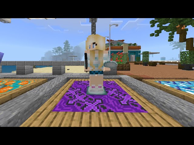 Playing spleef on the Pixel Paradise server in Minecraft | Minecraft