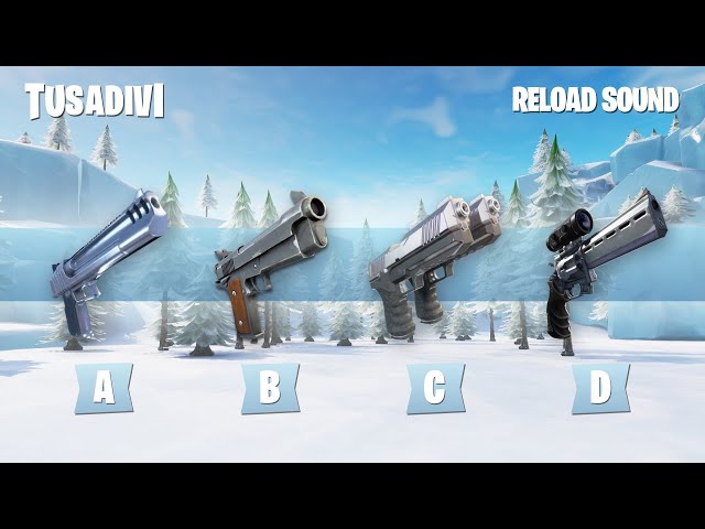 GUESS THE FORTNITE GUN BY THE RELOAD SOUND - PART #1 | tusadivi