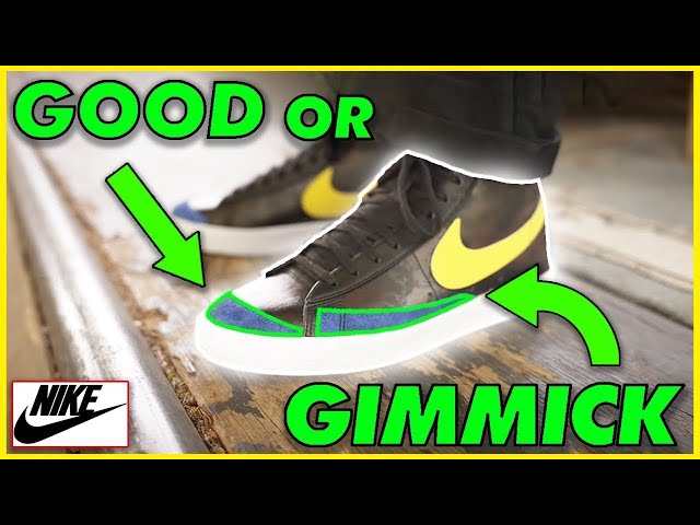 🦉 How Many Kicks to Get to The Center of a NIKE BLAZER? - (CUT IN HALF)