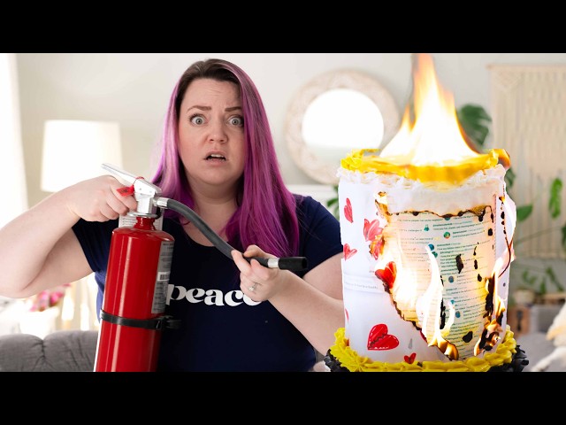 Burn Away Cake Trend FAIL! (this is a BAD idea!)