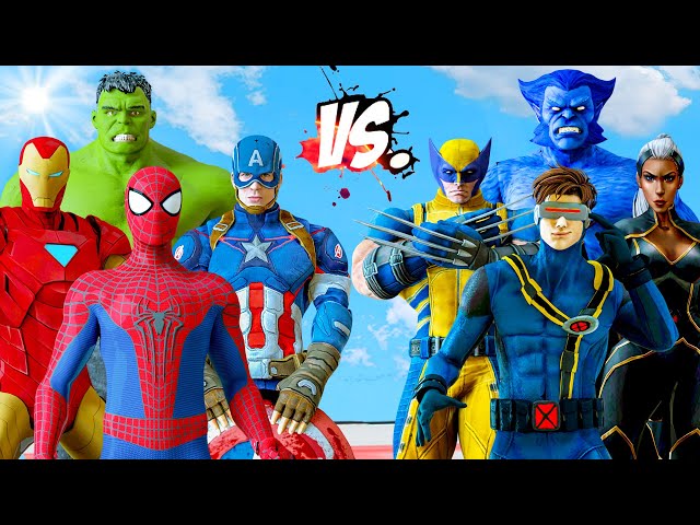 THE AVENGERS VS X-MEN | SUPER EPIC BATTLE
