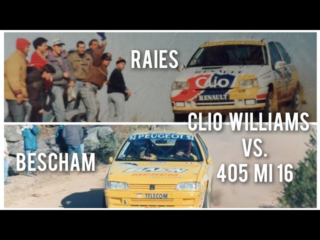 CLIO WILLIAMS vs. 405 MI 16. RAIES VS. BESCHAM. RALLY ARGENTINO 1995. AUTO AL DÍA RETRO (21.12.95)