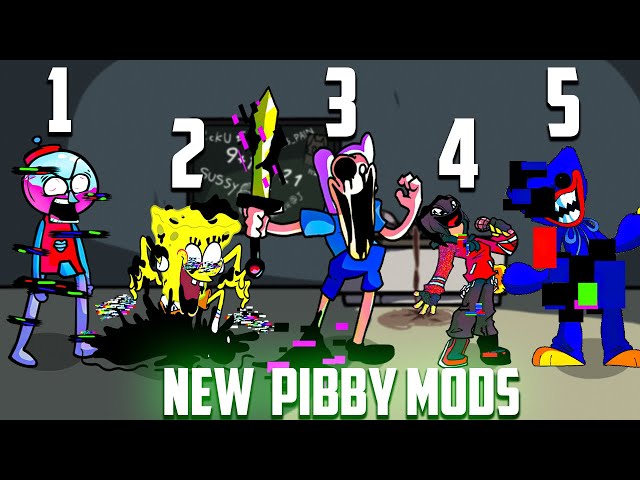 Pibby NEWEST MODS (Ultra Finn, Huggy Wuggy Corrupted, Sponge Bob, Benson, Agoti) Friday Night Funkin
