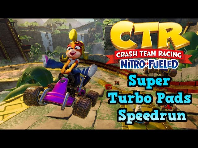 Crash Team Racing Nitro-Fueled Speedrun, but Every Track Has Blue Fire