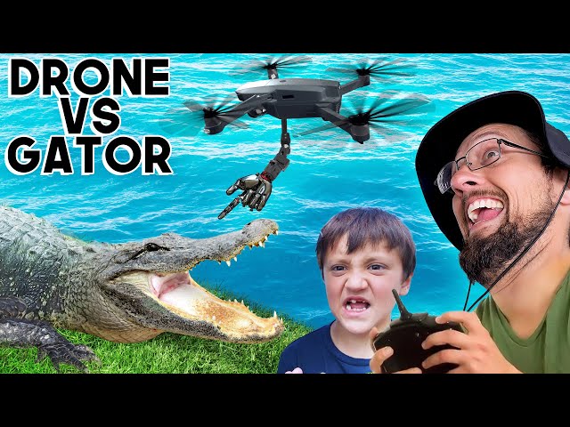 Alligator please Bite my Drone