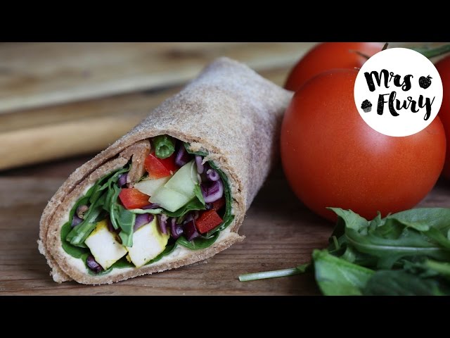 Vollkorn Tortilla Wraps selber machen, Rezept gesunde Weizentortillas