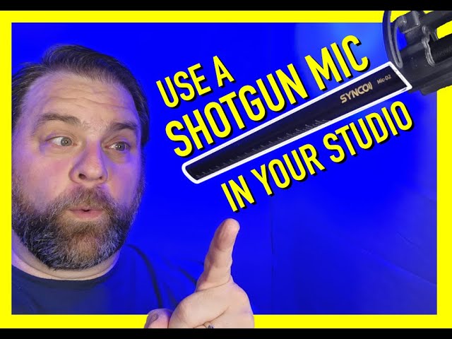 Using a Shotgun Microphone for YouTube and Voiceover feat Synco Mic D2