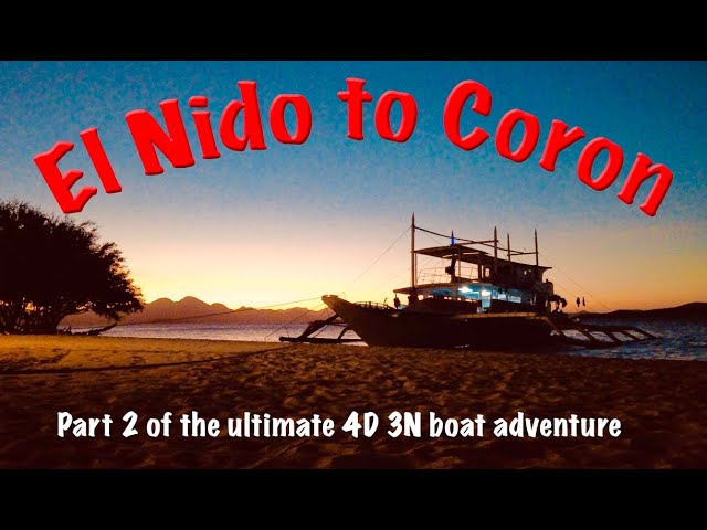 El Nido to Coron, Palawan, boat trip 4D 3N, Philippines. #BigDreamBoatMan