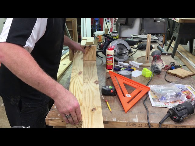 Part 2 Building the Foot Board of the King Platform Bed