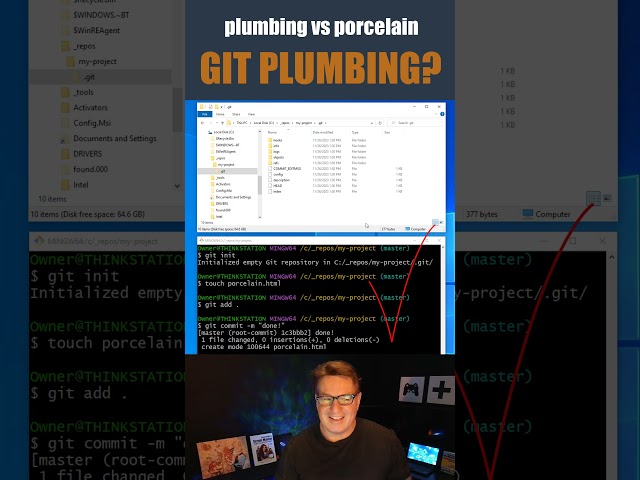 Git Plumbing vs Porcelain #Git #GitHub #GitLab #BitBucket #DevOps #GitOps #Python #Java #JavaScript