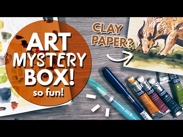 Tiny Forest Dragon - Mystery Art Supplies [Sketchbox Unboxing]