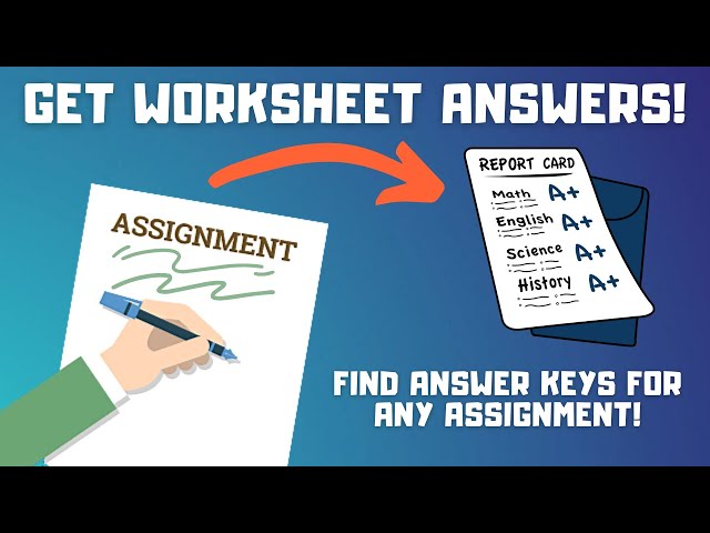 How to Get Answers to ANY Worksheet! | Find Assignment Answer Keys (2024)