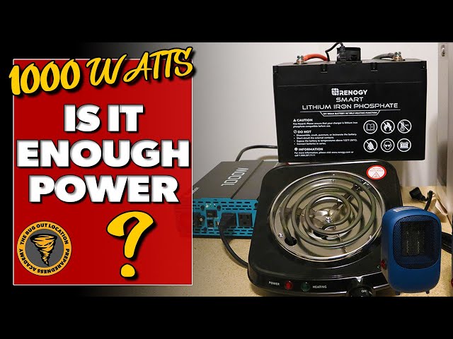 Testing The Renogy 1000 Watt Inverter: Is it Enough Power for Preppers?