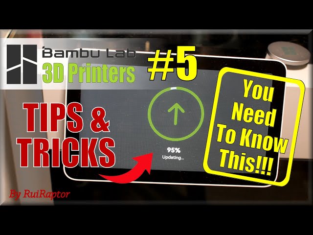 Bambu Lab 3D Printers - TIPS & TRICKS #Episode5 - HOW TO Downgrade Your Firmware Version