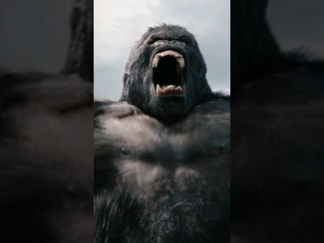 King Kong (2005) Clip - Kong mata un V-Rex. #youtubeshorts #kingkong